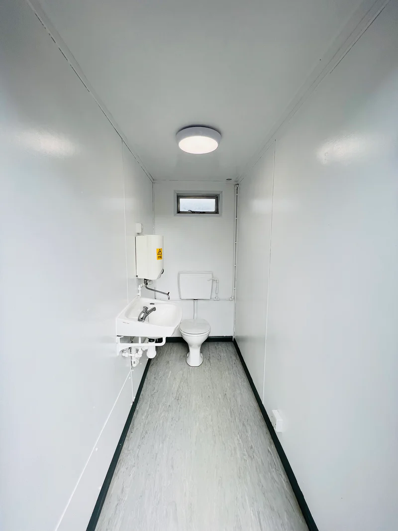 Toilet Block + Shower 24 x 9 Ft | 4 + 1 Toilet | Separate Shower Room | Portable Building - Image 5
