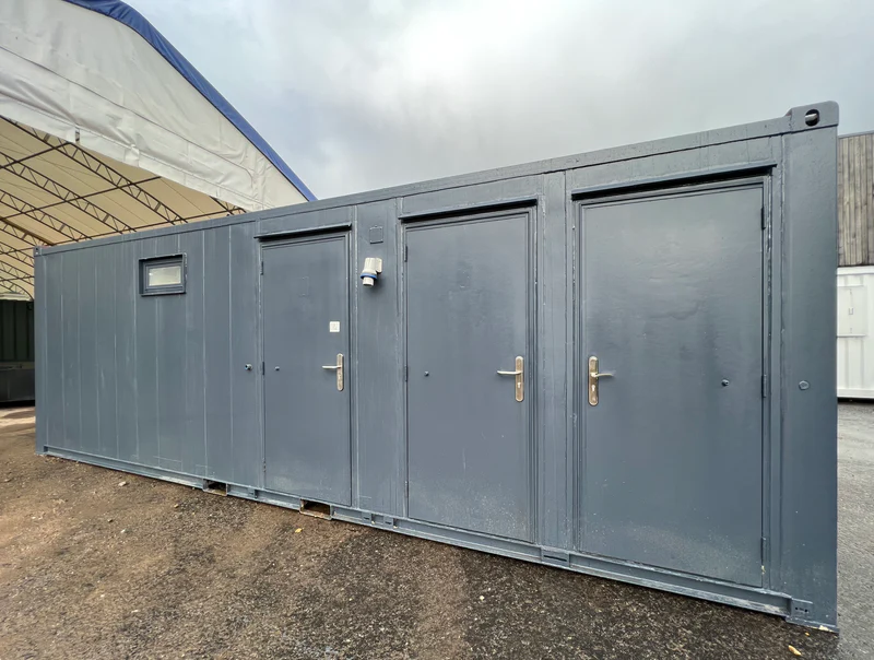 Toilet Block + Shower 24 x 9 Ft | 4 + 1 Toilet | Separate Shower Room | Portable Building - Image 6