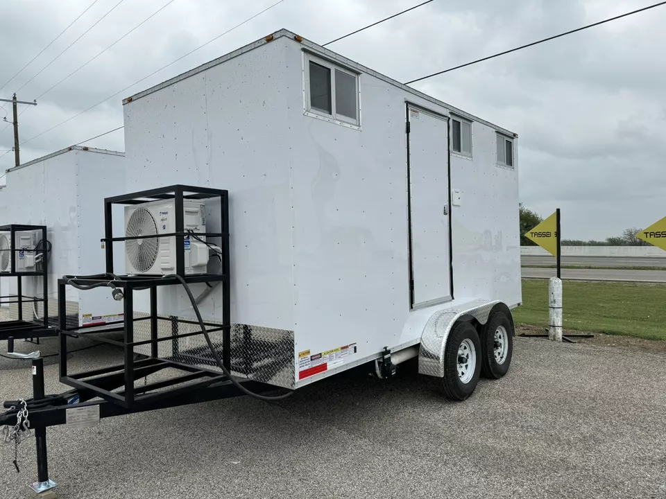Upscale 2 Station Portable Restroom Trailer 7′ x 14′ - Image 6