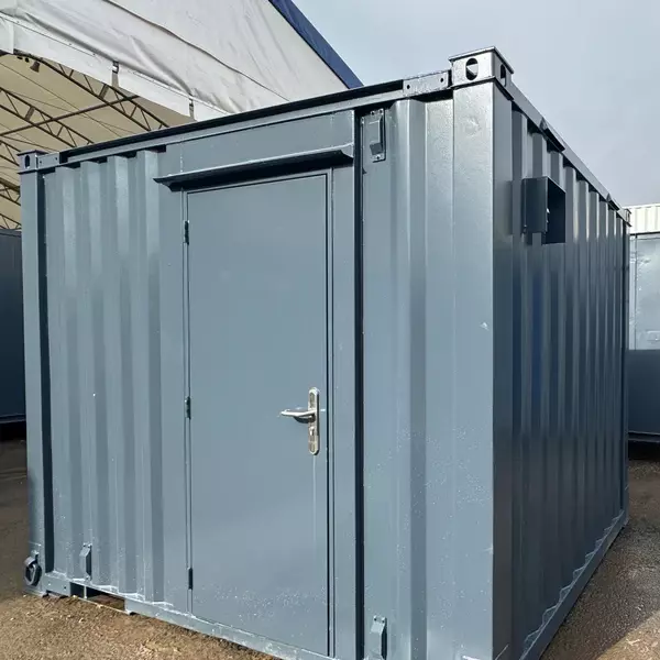 10×8 ft Shipping Container Office | Portable Building | Anti-Vandal Building