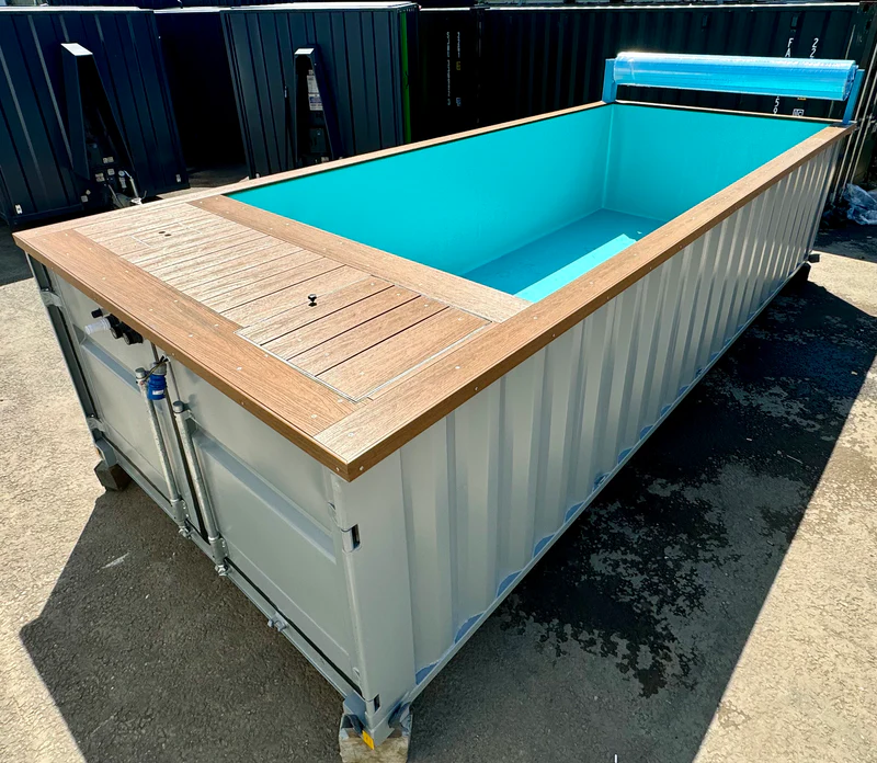 20ft Portable Container Swimming Pool | Caribbean Blue Outdoor Swimming Pool