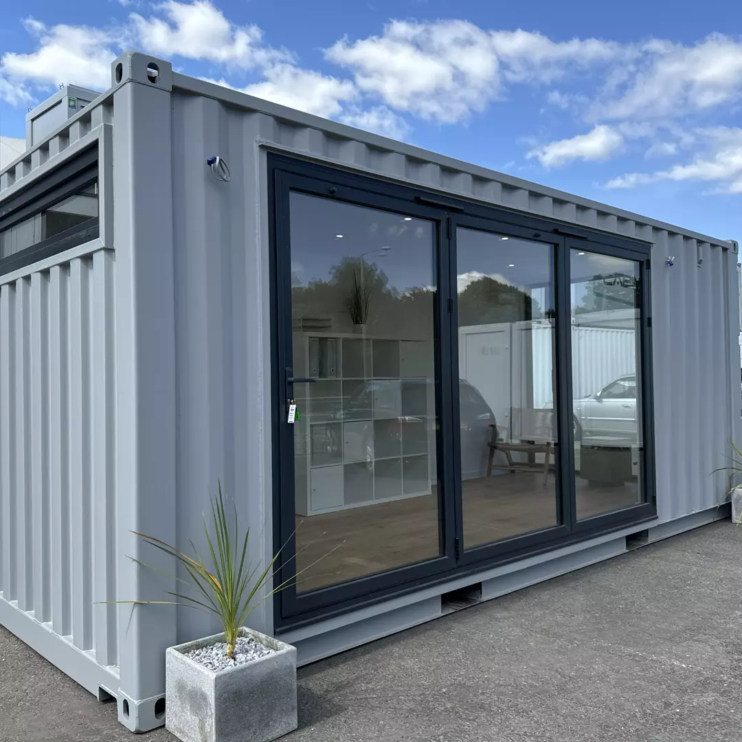 Modified 20ft Container with Glass door & Ac